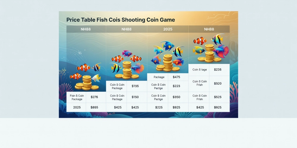 Bảng giá chi tiết các gói nạp xèng cho bắn cá nh88 cập nhật mới