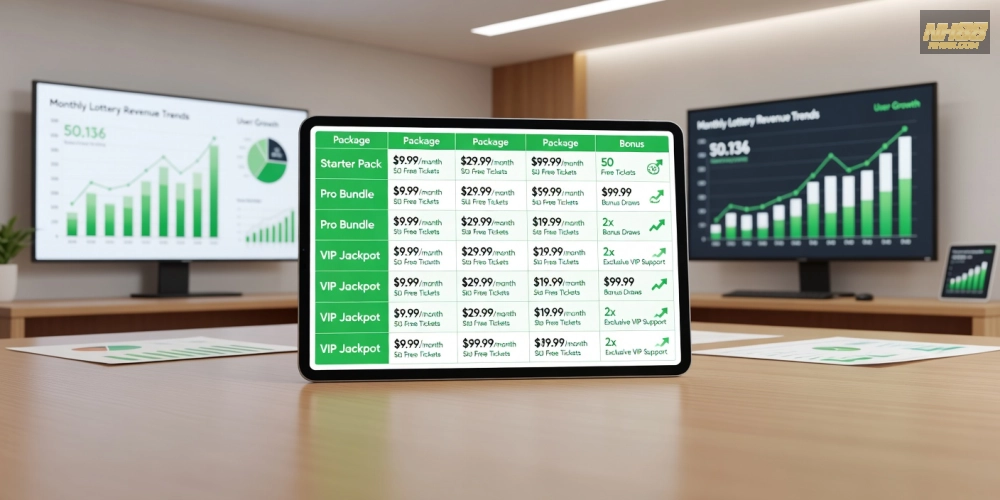 Bảng giá chi tiết các gói xổ số hôm nay nh88 cập nhật năm 2025