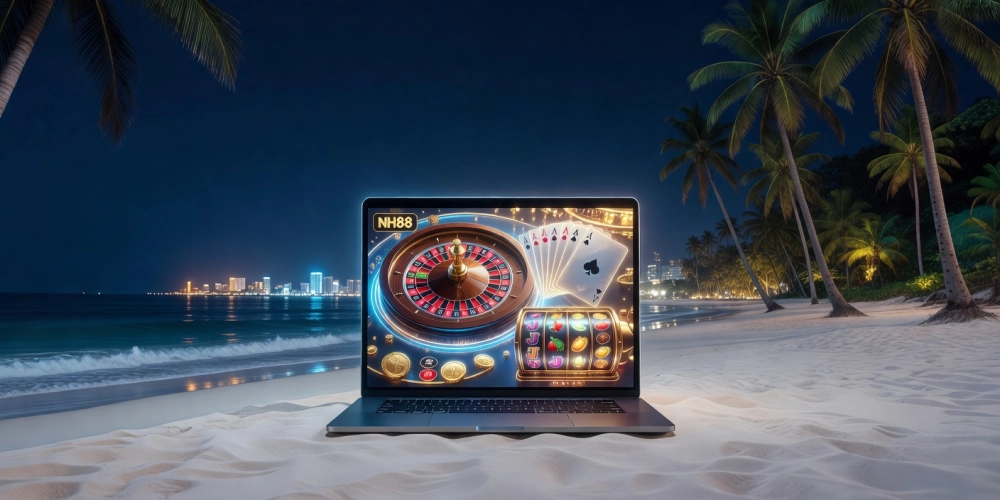 Khái niệm casino da nang nh88 được minh họa qua giao diện hiện đại và các trò chơi hấp dẫn