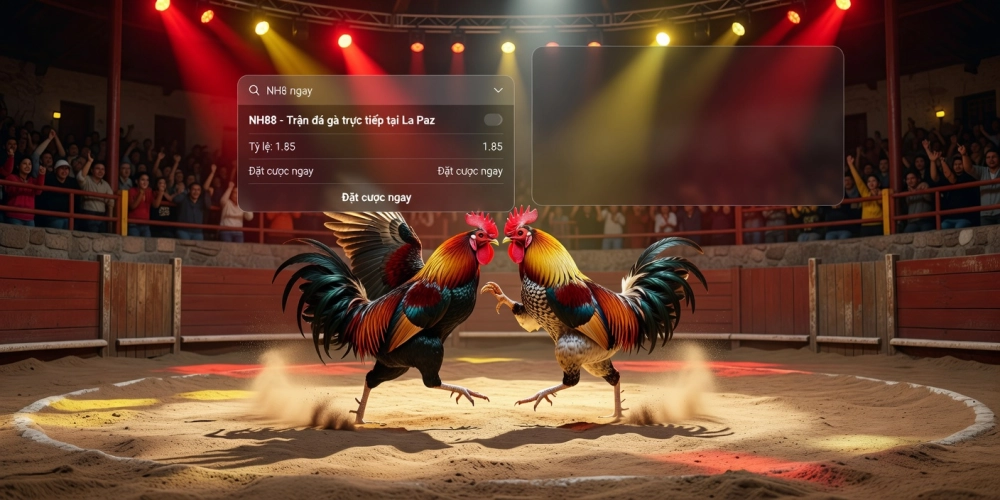 Trực tiếp đá gà La Paz trên NH88 với không khí sôi động và cược hấp dẫn