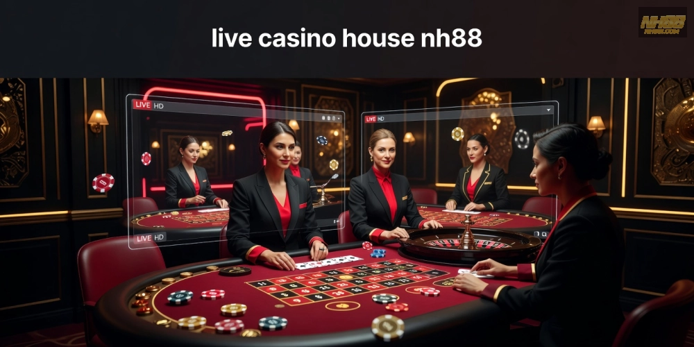 Khám phá khái niệm live casino house nh88 qua hình ảnh minh họa sống động và chuyên nghiệp