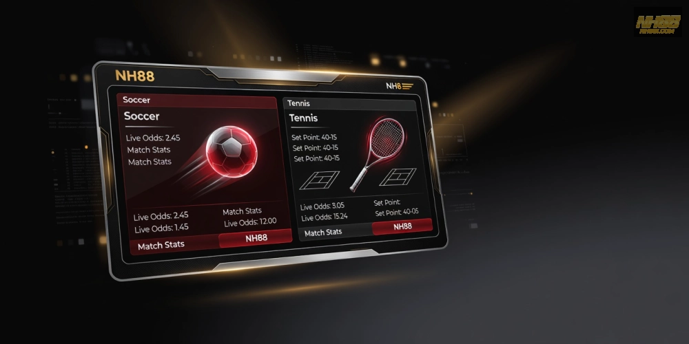 Top 2 cá cược thể thao nh88 với giao diện elite chuyên nghiệp