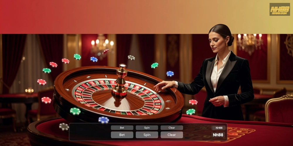 Khám phá bàn roulette live casino nh88 từ Pragmatic Play với thiết kế hiện đại